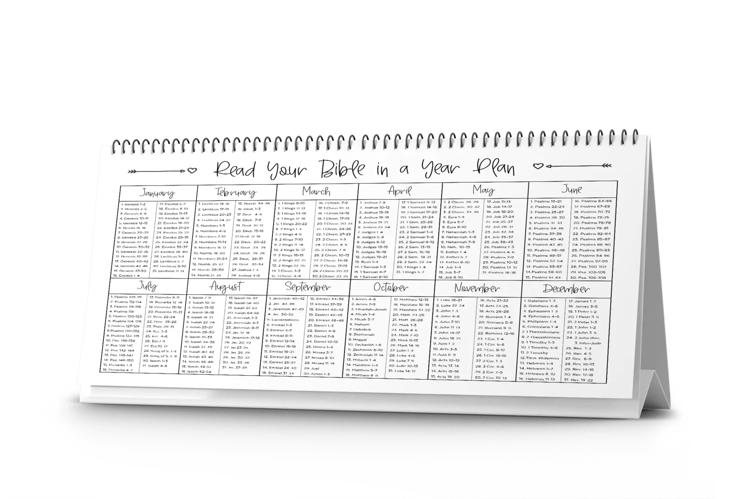 3 Yr Bible Reading Plan Free Printable