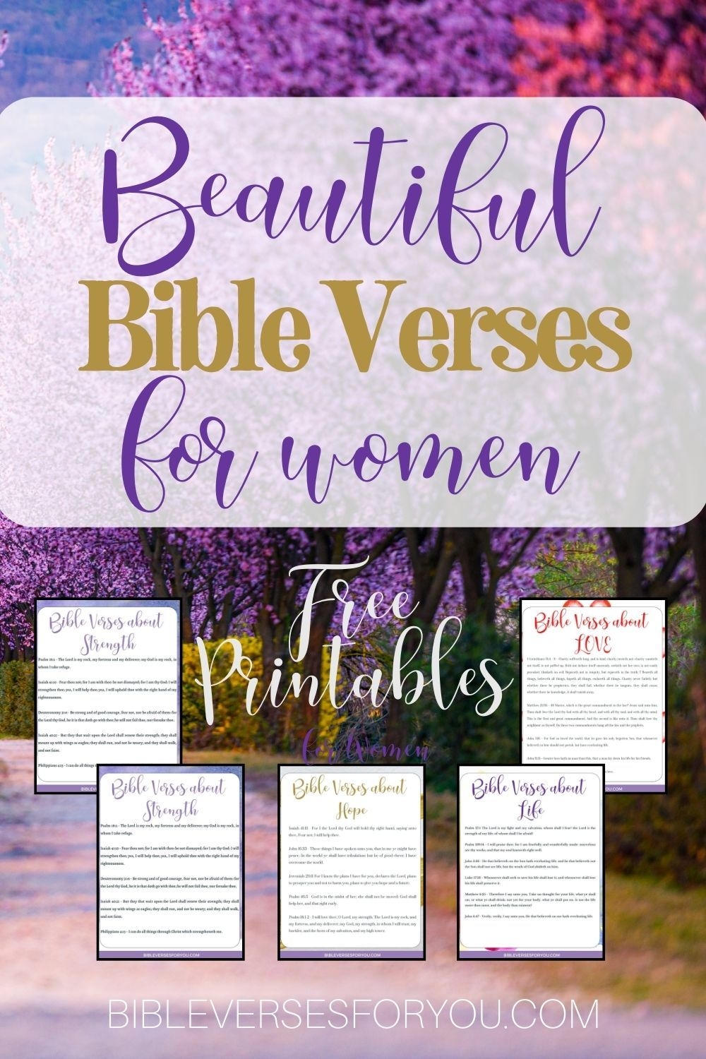 Free Bible Printables for Women