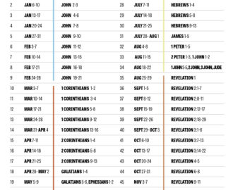 Reading Plan New Covenant