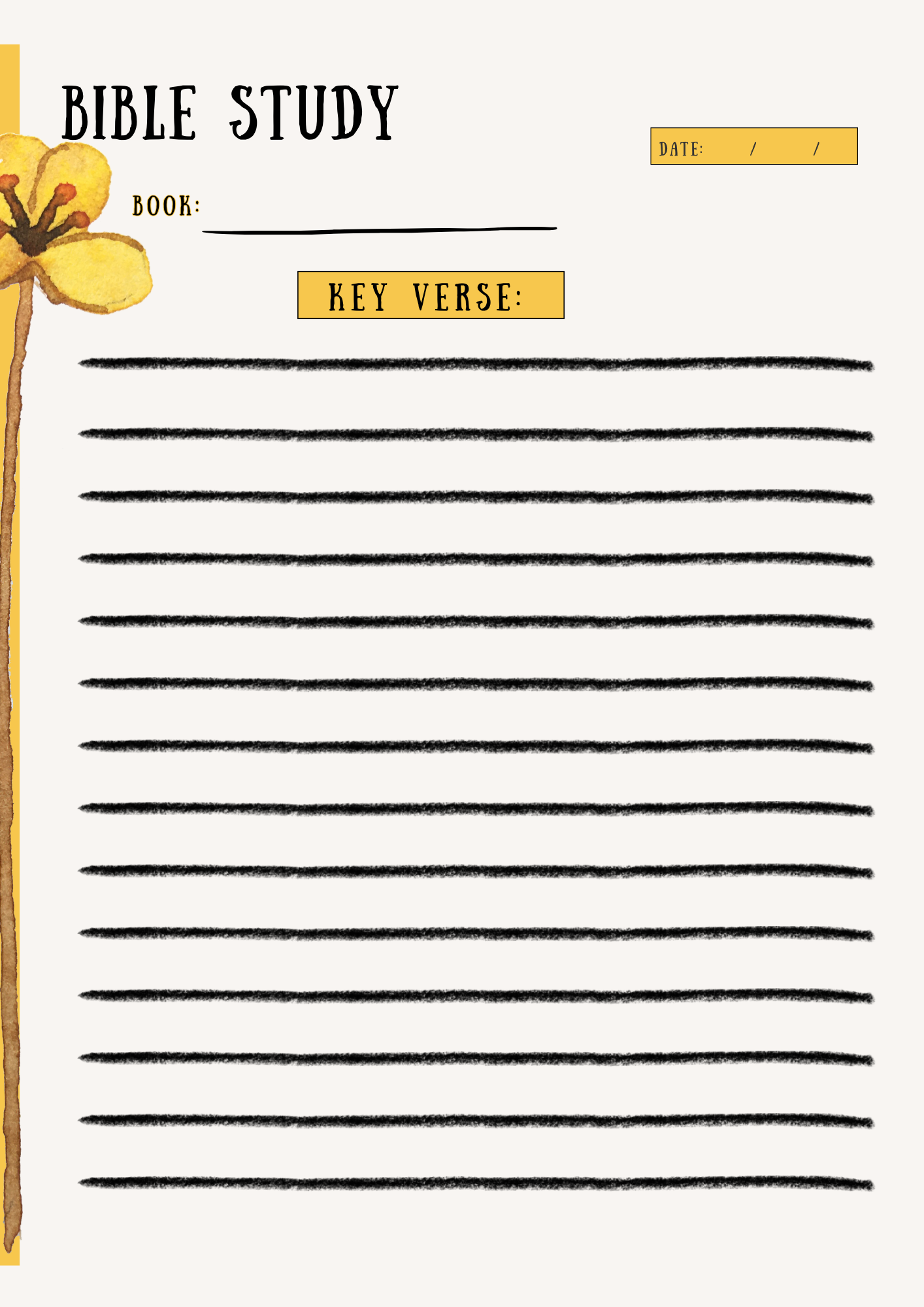 Rooted In Scripture Digital Bible Study Planner Divine Details