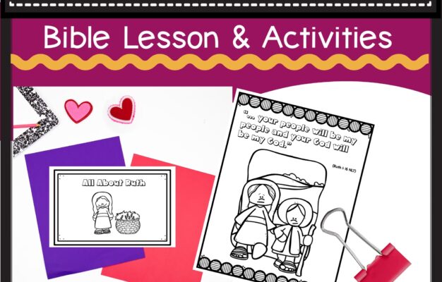 Ruth Bible Lesson And Activities Made By Teachers