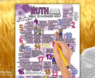 Ruth Bible Scavenger Hunt Old Testament Bible Trivia Printable Book Of Ruth Naomi Boaz Lineage Of Jesus Bible Study Bible Questions Etsy