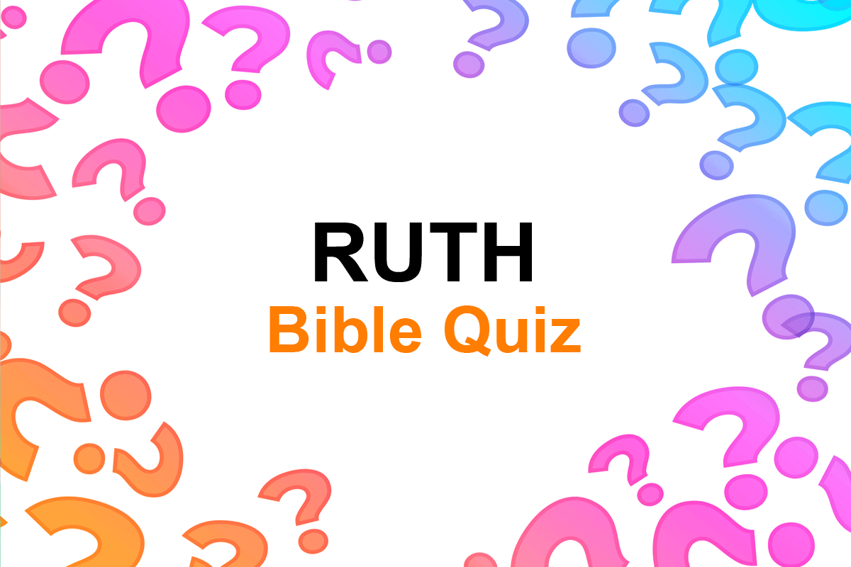 Questionnaire About Ruth in the Bible Printable