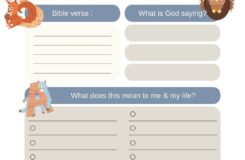 S O A P Note Bible Study For KIDS