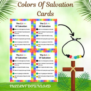 Salvation Prayer Cards For Kids Etsy