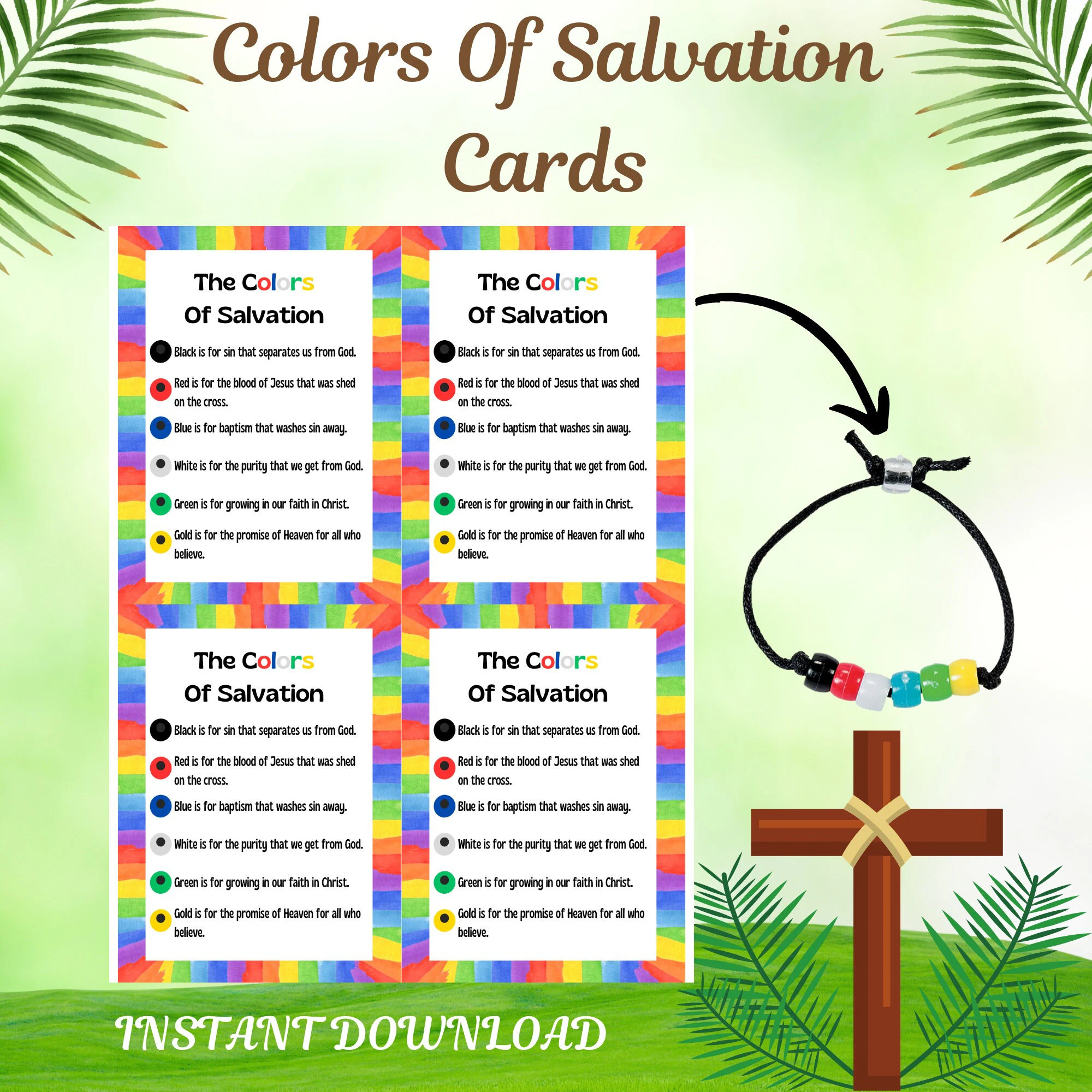 Salvation Prayer Cards For Kids Etsy