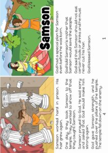 Samson Free Bible Lesson For Kids Trueway Kids