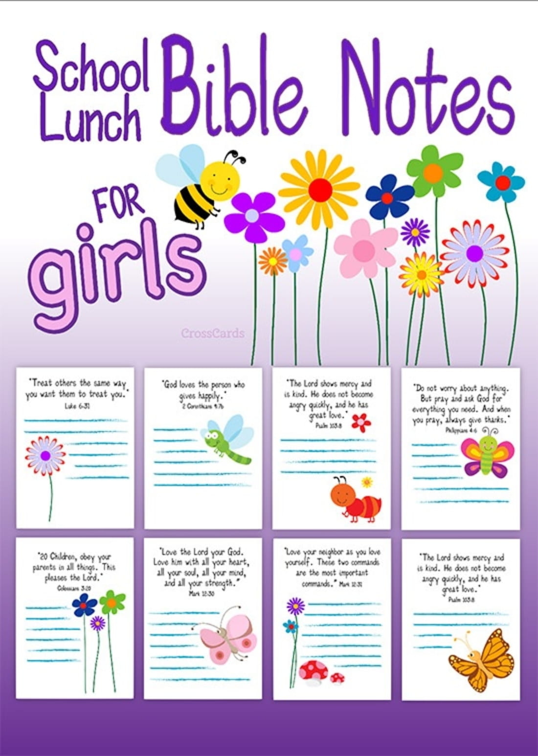 School Lunch Bible Notes For Girls Free Printable Printable Download Free