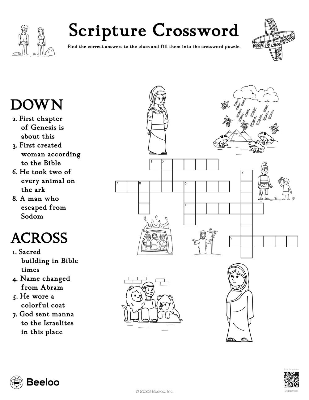 Free Printable Bible Worksheets Genesis
