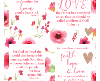 Scripture LOVE Printables Morning Motivated Mom