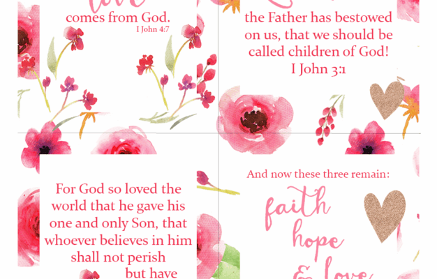 Scripture LOVE Printables Morning Motivated Mom