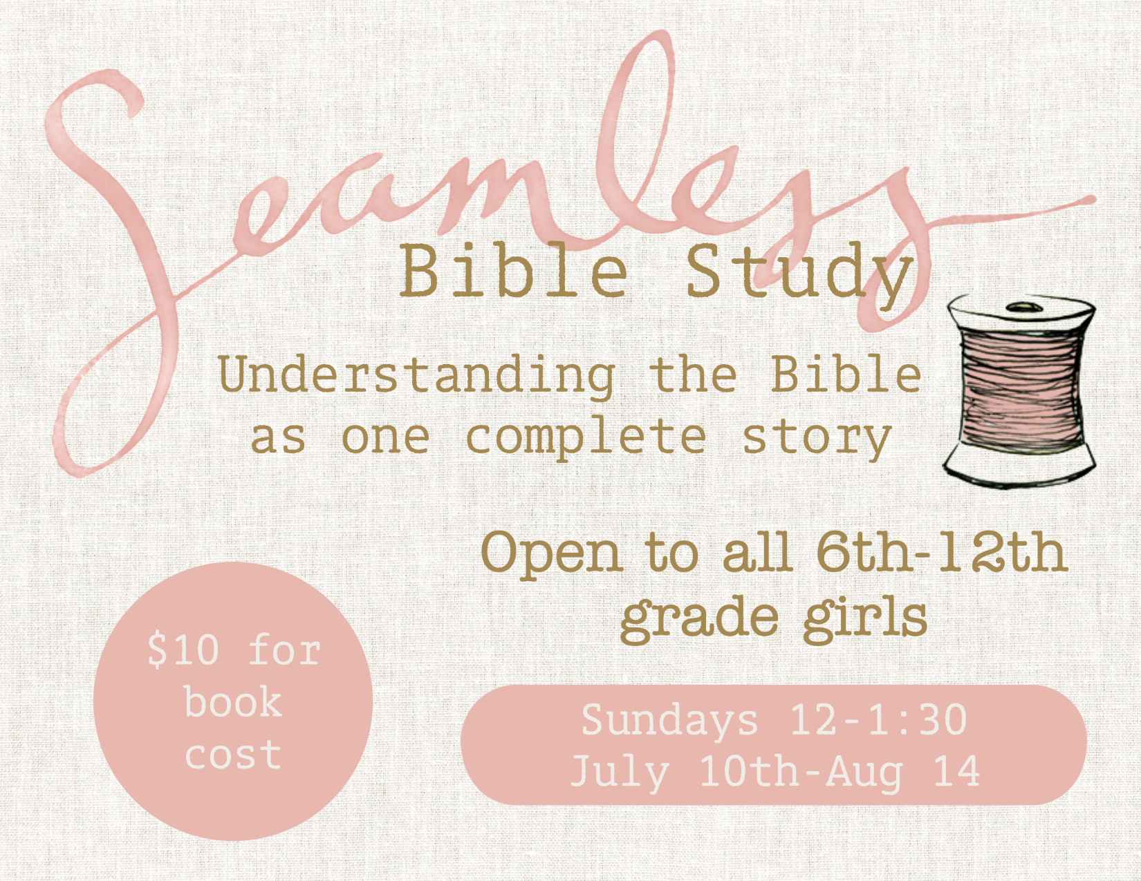Seamless Girls Study Highland Park Community Church