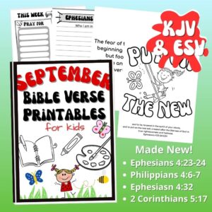 September Bible Verse Printables For Kids Who I Am In Christ Forget Him Knot
