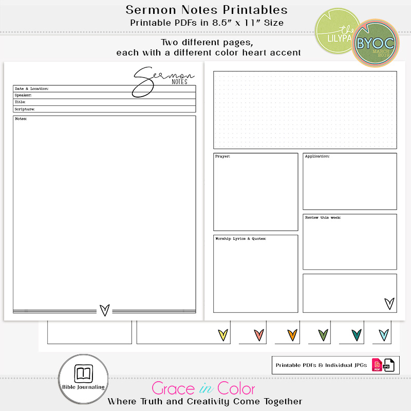 Sermon Notes 8 5 X 11 The Lilypad