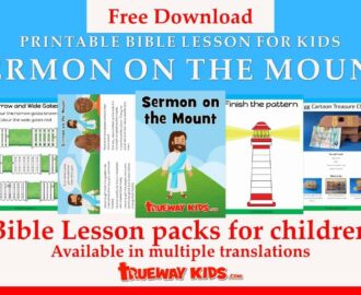 Sermon On The Mount Bible Lesson For Kids Trueway Kids
