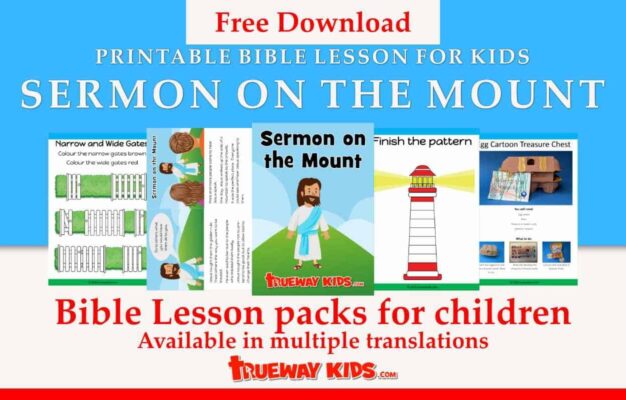 Sermon On The Mount Bible Lesson For Kids Trueway Kids
