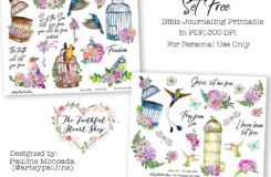 Set Free Bible Journaling Digital Download Printable Etsy