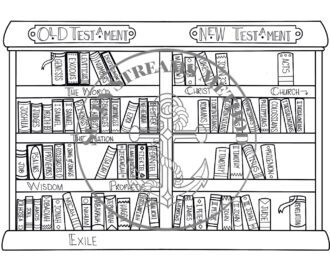 Seven Streams Bible Bookshelf Completion Tracker Coloring Page Digital Download The Seven Streams Method