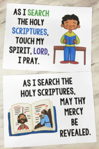 Shop As I Search The Holy Scriptures Flip Chart Primary Singing