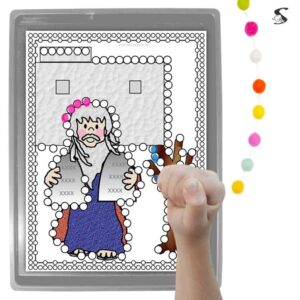Simple And Fun Bible Crafts For Kids Free Qtip Coloring Pages