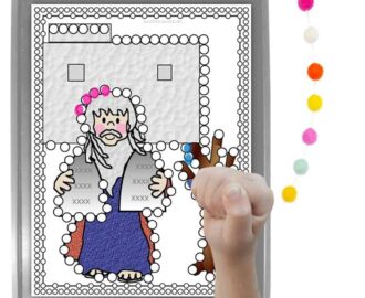 Simple And Fun Bible Crafts For Kids Free Qtip Coloring Pages