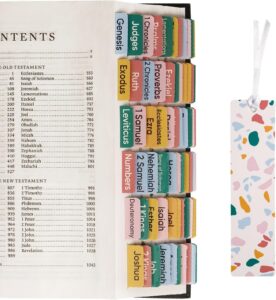 Small Bible Tabs Bible Tabs For Women And Men Earthy Theme 75 Large Print Bible Tabs 1 Bookmark Laminated Bible Book Tabs For Study Bible Easy Navigation Green Bible Tabs