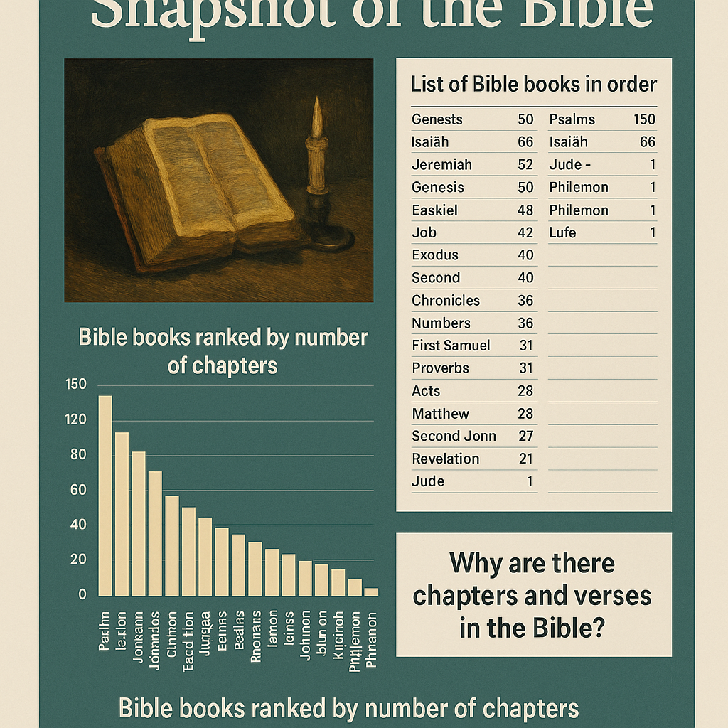 Snapshot Of The Bible Book Order Chapters And Verses