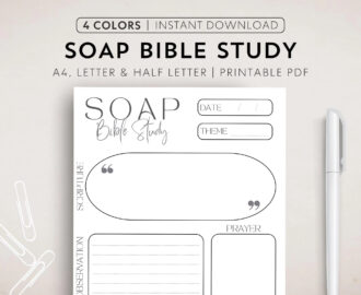 SOAP Bible Study Printable Christian SOAP Template Digital Bible Study Scripture Printable Worksheet Bible Study Goodnotes Bible Verse Guide Etsy