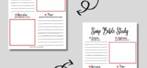 SOAP Bible Study Printable For Adults Bible Reading Plan Using SOAP Method Bible Worksheet For Indepth Study Of The Bible SOAP Study Etsy