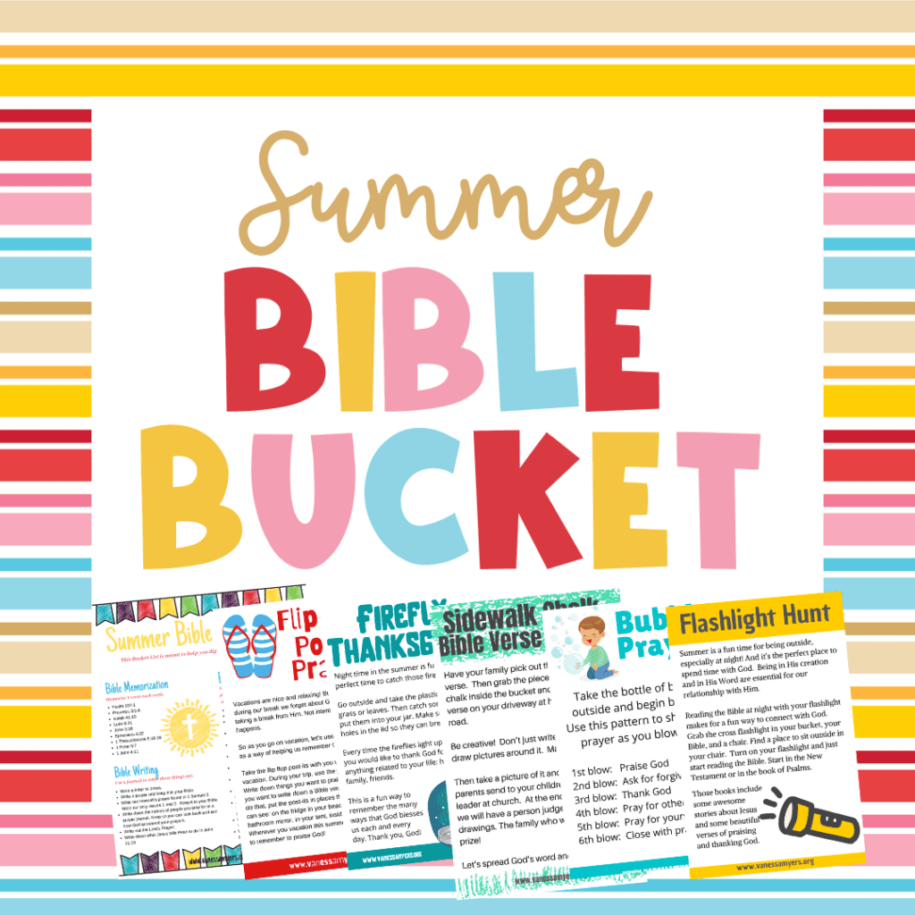 Summer Bible Bucket Family Faith Builders