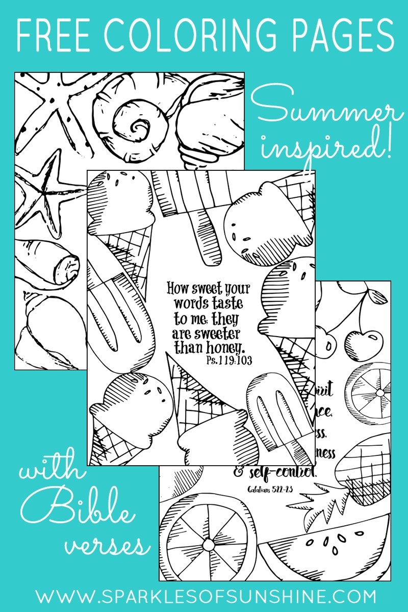 Free Printable Bible Verse Color Pages
