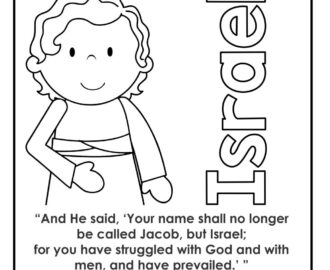 Sunday School Lesson 16 A New Name For Jacob In My World