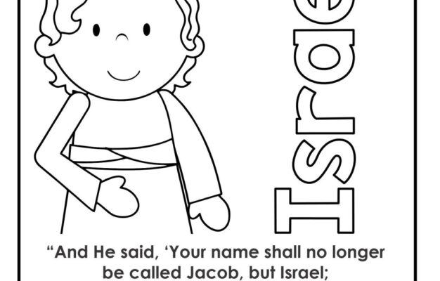 Sunday School Lesson 16 A New Name For Jacob In My World
