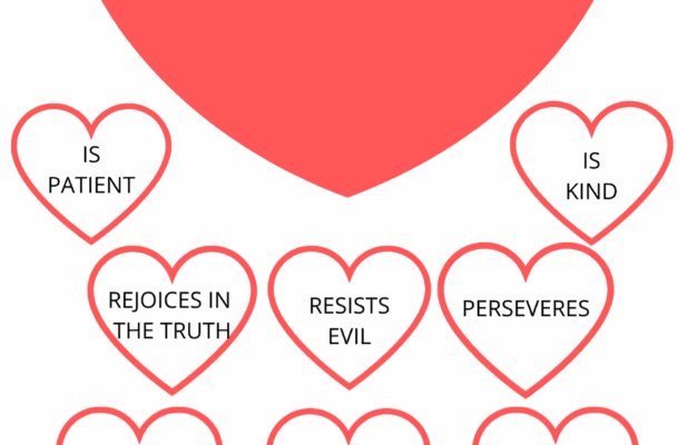 Sunday School Valentine s Lesson 1 Corinthians 13 Out Upon The Waters