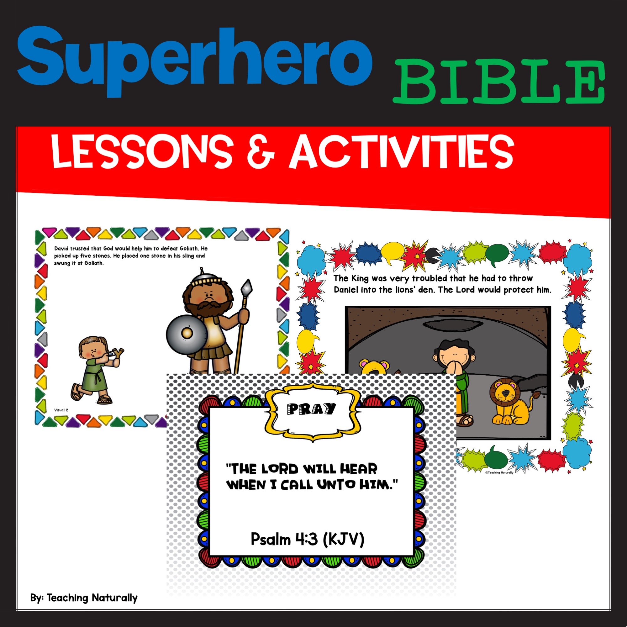 Superhero Bible Lessons And Activities For Kids Week VBS Classful