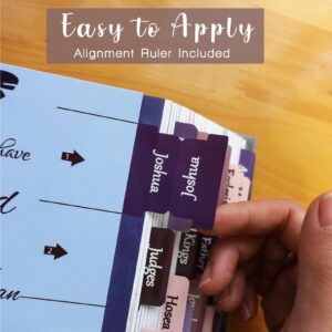 Tabs For Bible Bible Tabs 75 Tabs Large Print Laminated Bible Tabs Women Temu Bible Stuff