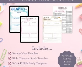 Teen Bible Study Bundle Teenagers Printable Bible Study Teens Template Digital Bible Activity Tween Bible Study Note Goodnotes Compatible Etsy