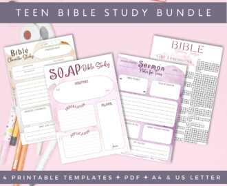 teen bible study bundle teenagers printable bible study teens template digital bible activity tween bible study note goodnotes compatible etsy