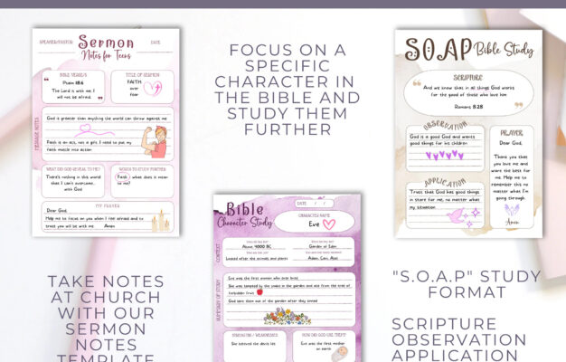 teen bible study bundle teenagers printable bible study teens template digital bible activity tween bible study note goodnotes compatible etsy
