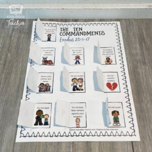 Ten Commandments Craft For Kids