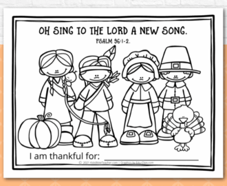 Thanksgiving Activity Pages With Thanksgiving Bible Verses For Kids Kids Bible Teacher