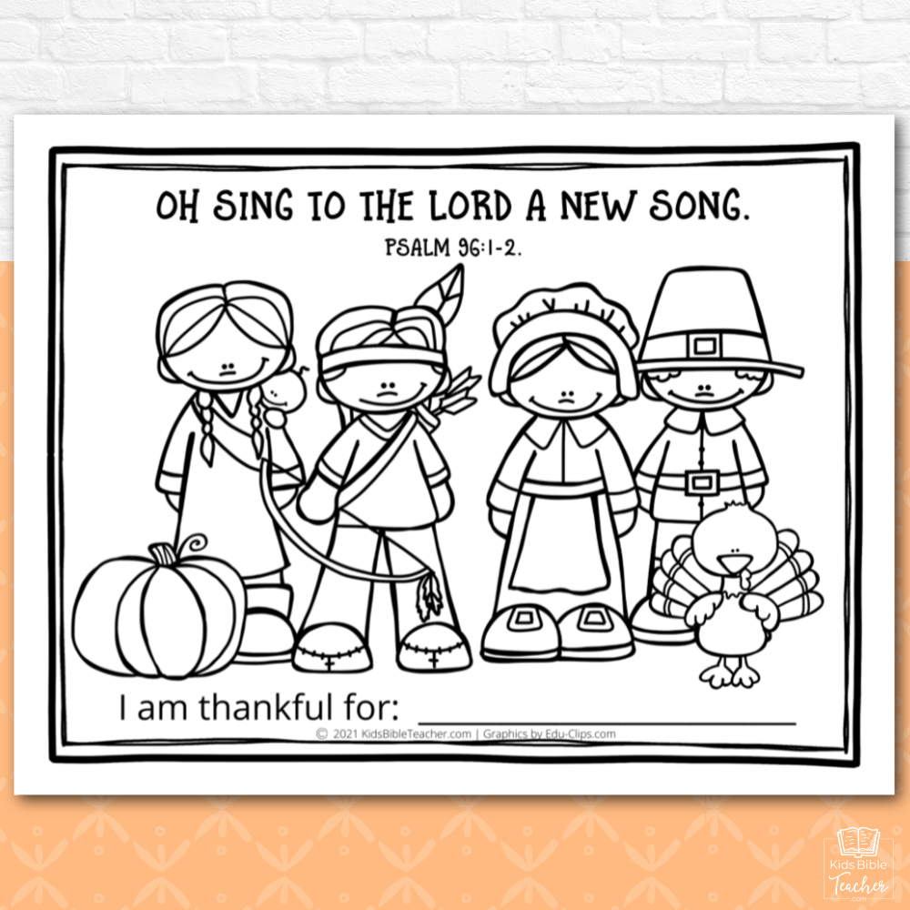 Thanksgiving Activity Pages With Thanksgiving Bible Verses For Kids Kids Bible Teacher