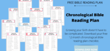 The Best Printable Chronological Bible Reading Plan