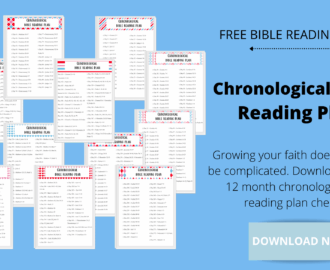 The Best Printable Chronological Bible Reading Plan