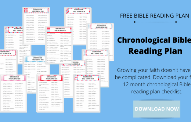 The Best Printable Chronological Bible Reading Plan
