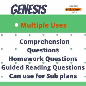 The Book Of Genesis Questions Chapters 1 5 Made By Teachers