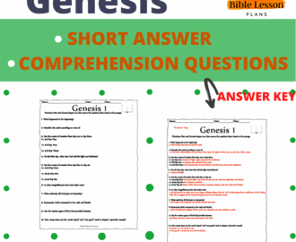 The Book Of Genesis Questions Chapters 1 5 Made By Teachers