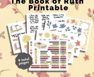 The Book Of Ruth Printable Bible Study Printables How To Study The Bible creative Faith Cutables Etsy