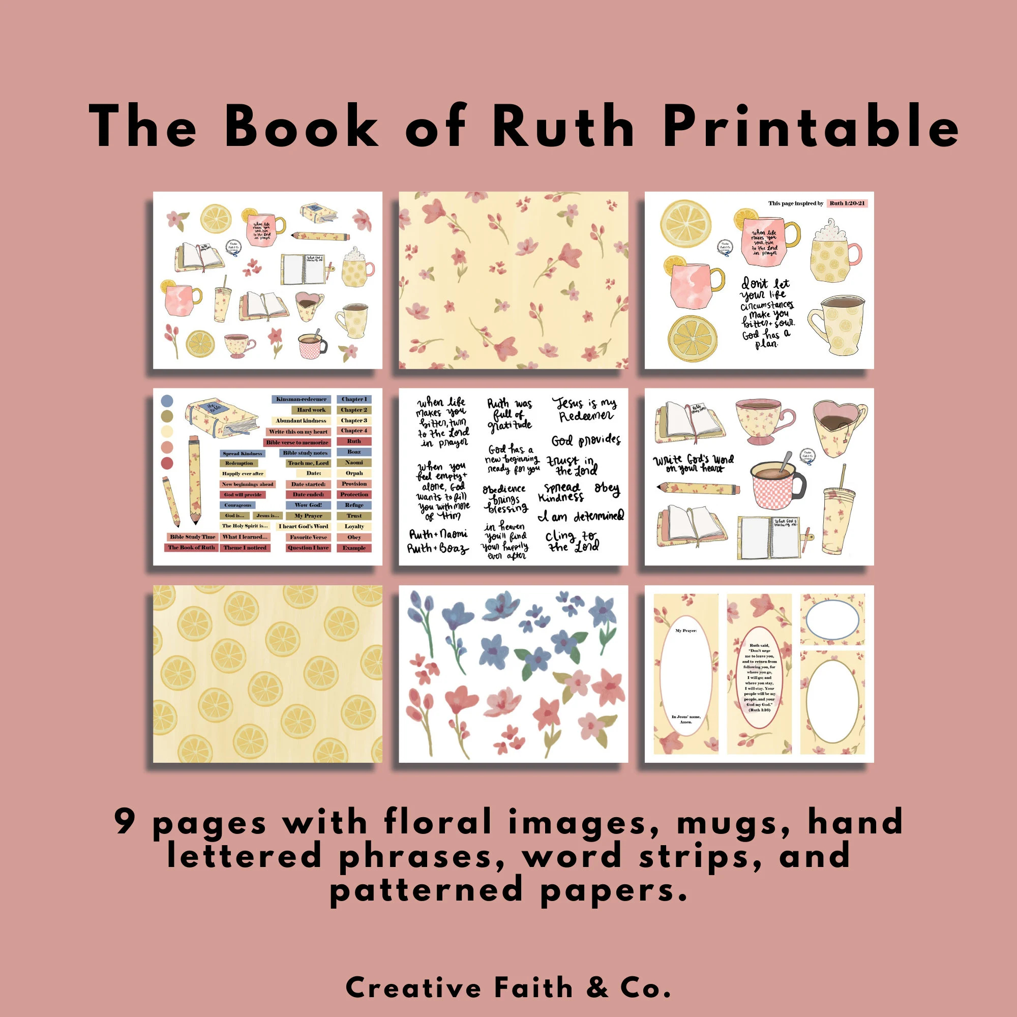 Printable Bible Study On Ruth