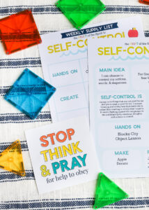 The Fruit Of The Spirit Is SELF CONTROL Kids Activities The Littles Me